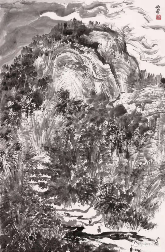 李刚山水画作品展在甘肃临洮举办348.png